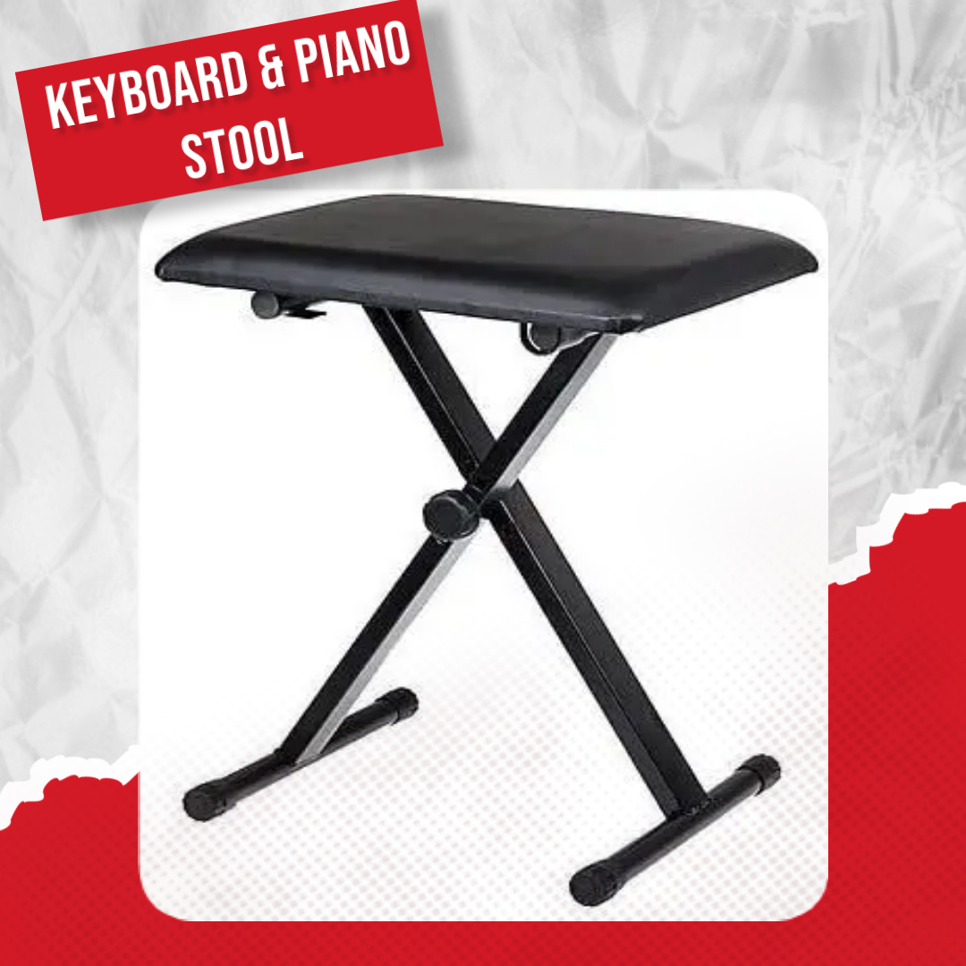 Keyboard & Piano & Drum Stool, Seat (Adjustable)